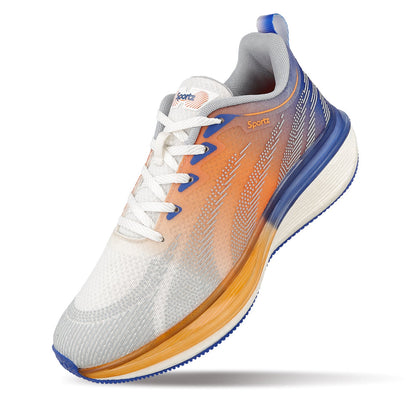 HYFLEX Men's Lace-up Sports Shoe - Blue Orange