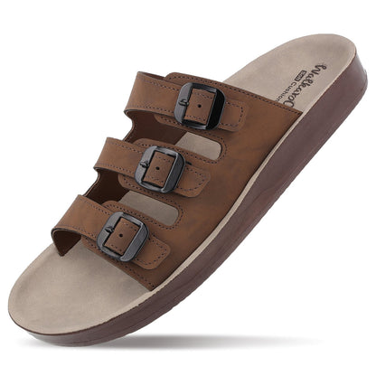 Men's Daily Wear Sandals - WGR53105 Brown