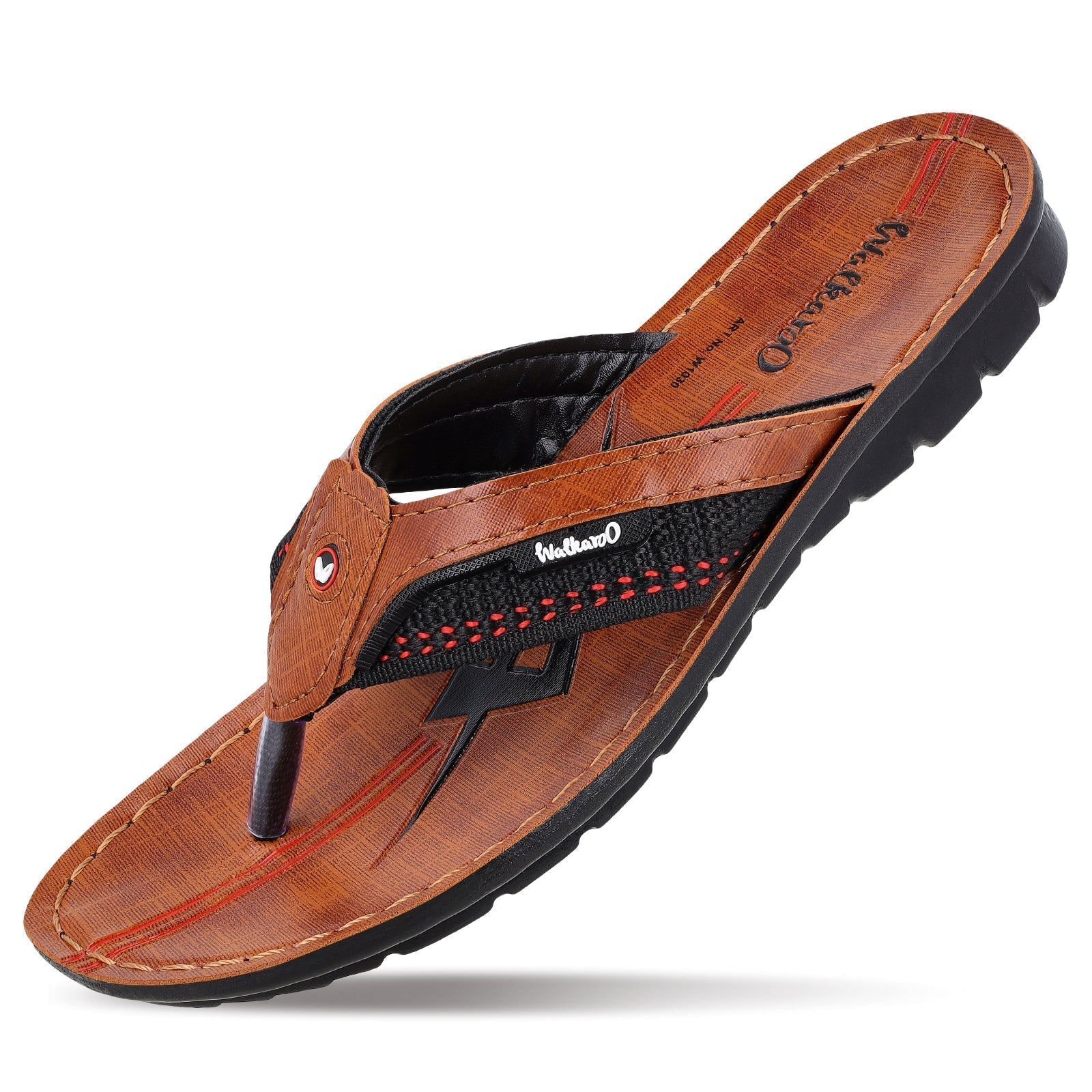 Walkaroo Men Sandals - W1030 S Tan - Walkaroo Footwear