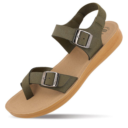 Women's Daily Wear Sandals  - WLR78001 Green Beige