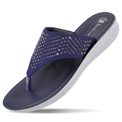 Women's Daily Wear Sandals  - WL7195 Navy Blue