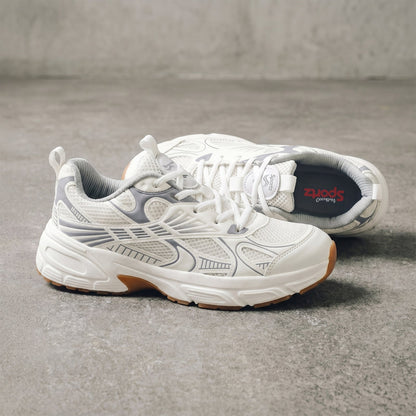 Men's Lace-up Sports Shoe -ONG97003 White