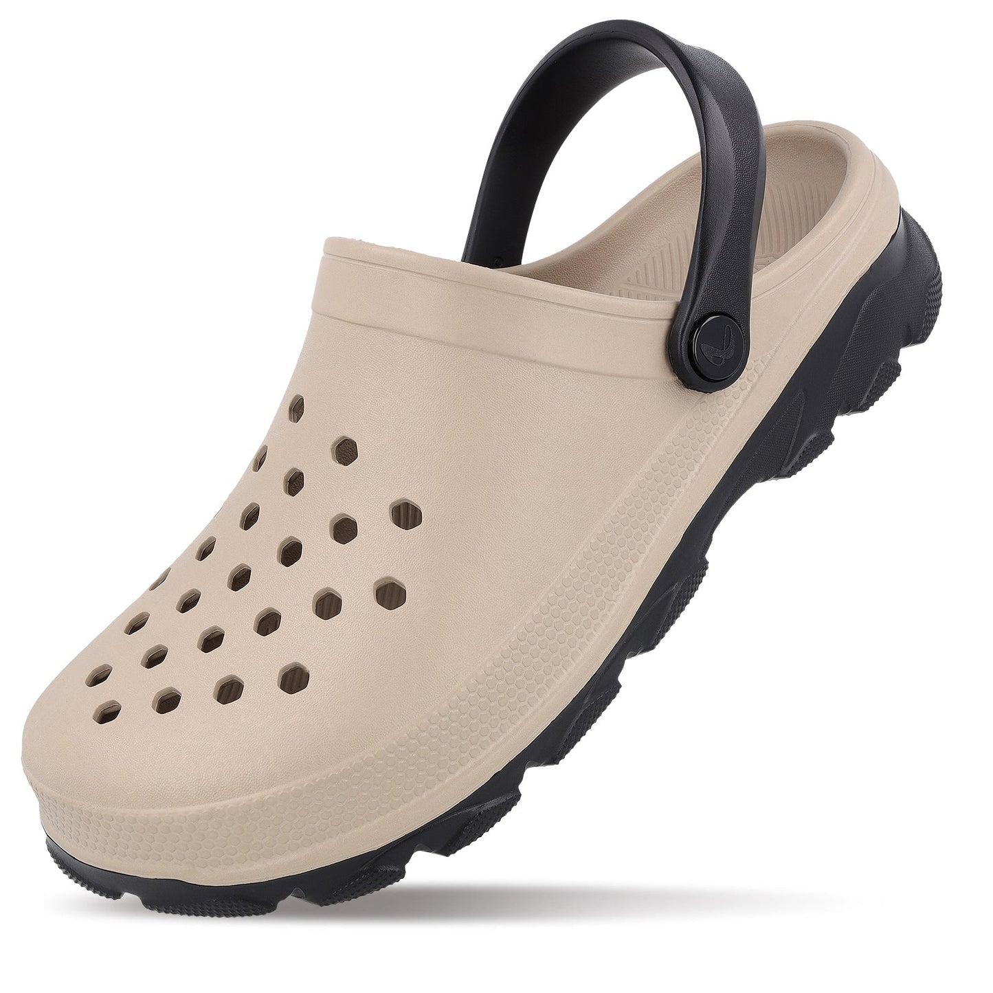 Men's Clogs  - WC8844 Greige Black