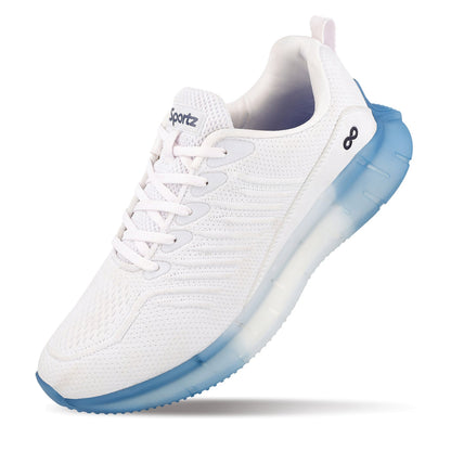 Men's Lace-up Walking Shoe - WS9101 White