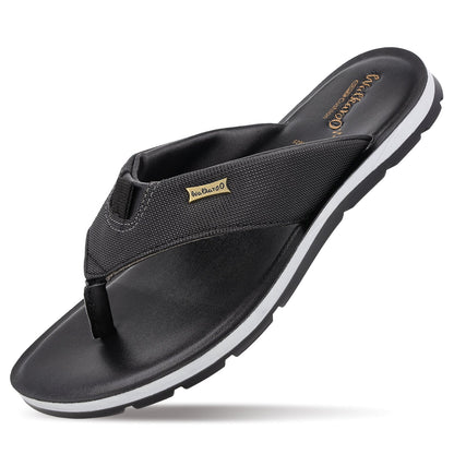 Men's Daily Wear V-Strap Sandals - WE1025 Black