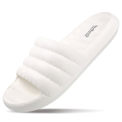 Men's Flip Flop Sliders  - WC8770 White