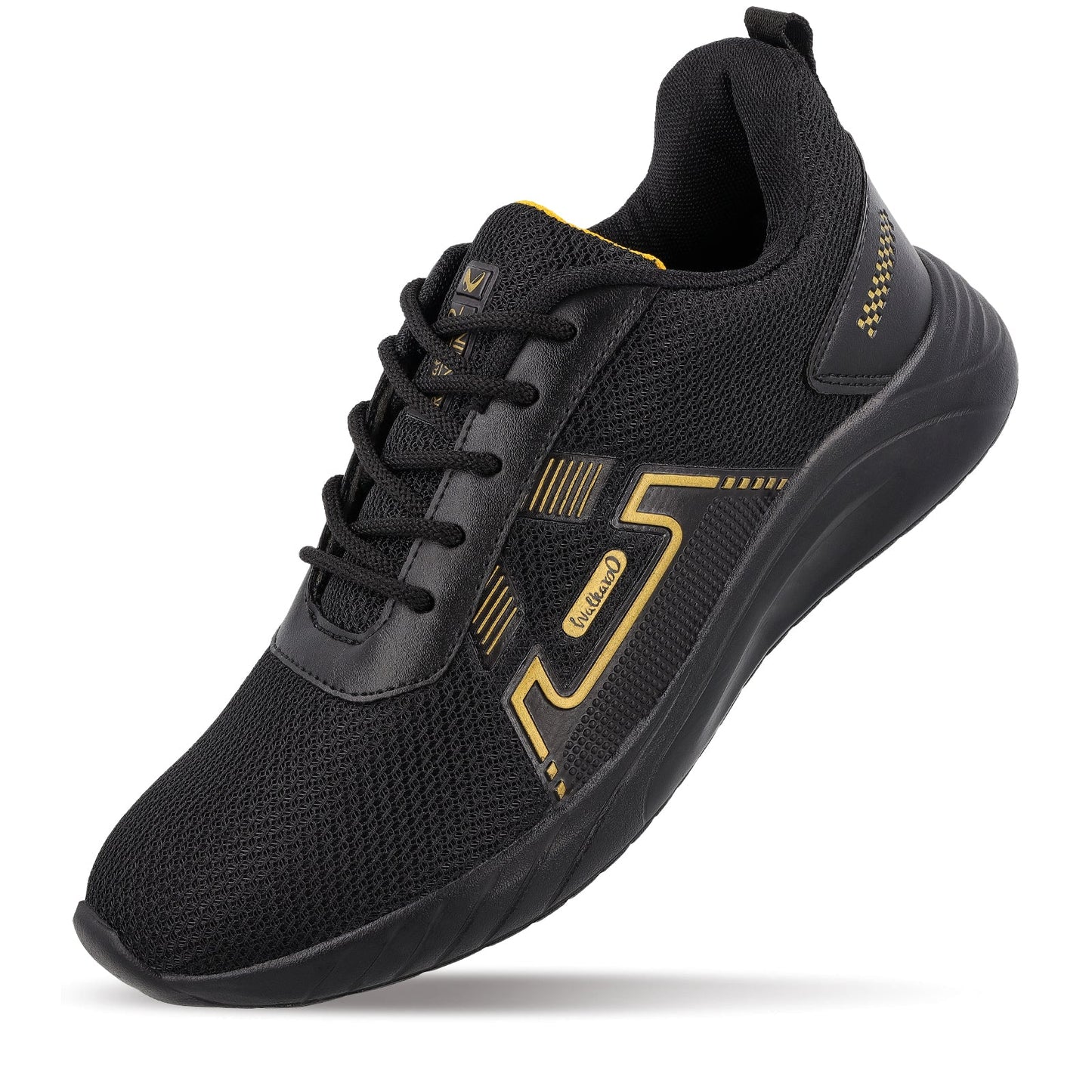 Men's Lace-up walking Shoes - WS3065 Black Gold