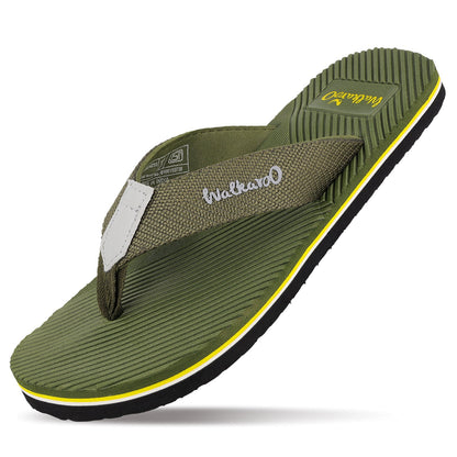 Men's Flip-Flop Slippers - WC4235 Olive