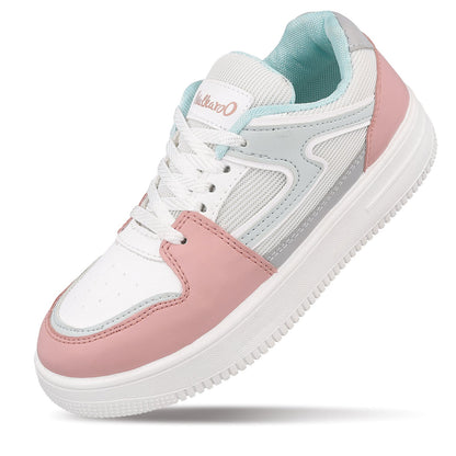 Women's Sports Sneakers - WY3387 White Peach