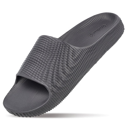 Men's Flip Flop Sliders  - WC8828 Dark Grey