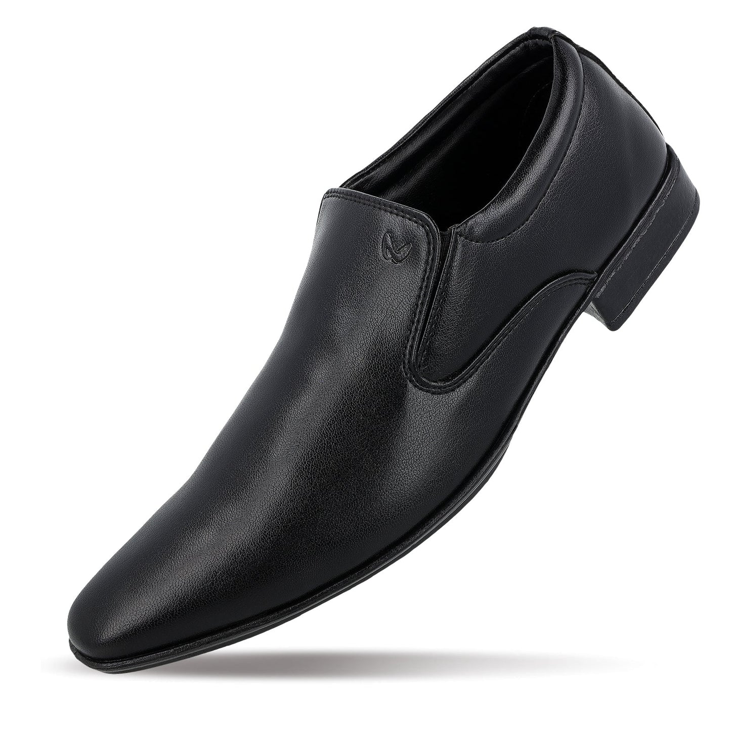 Men's Leather formals loafer Shoes - WF6302 Black