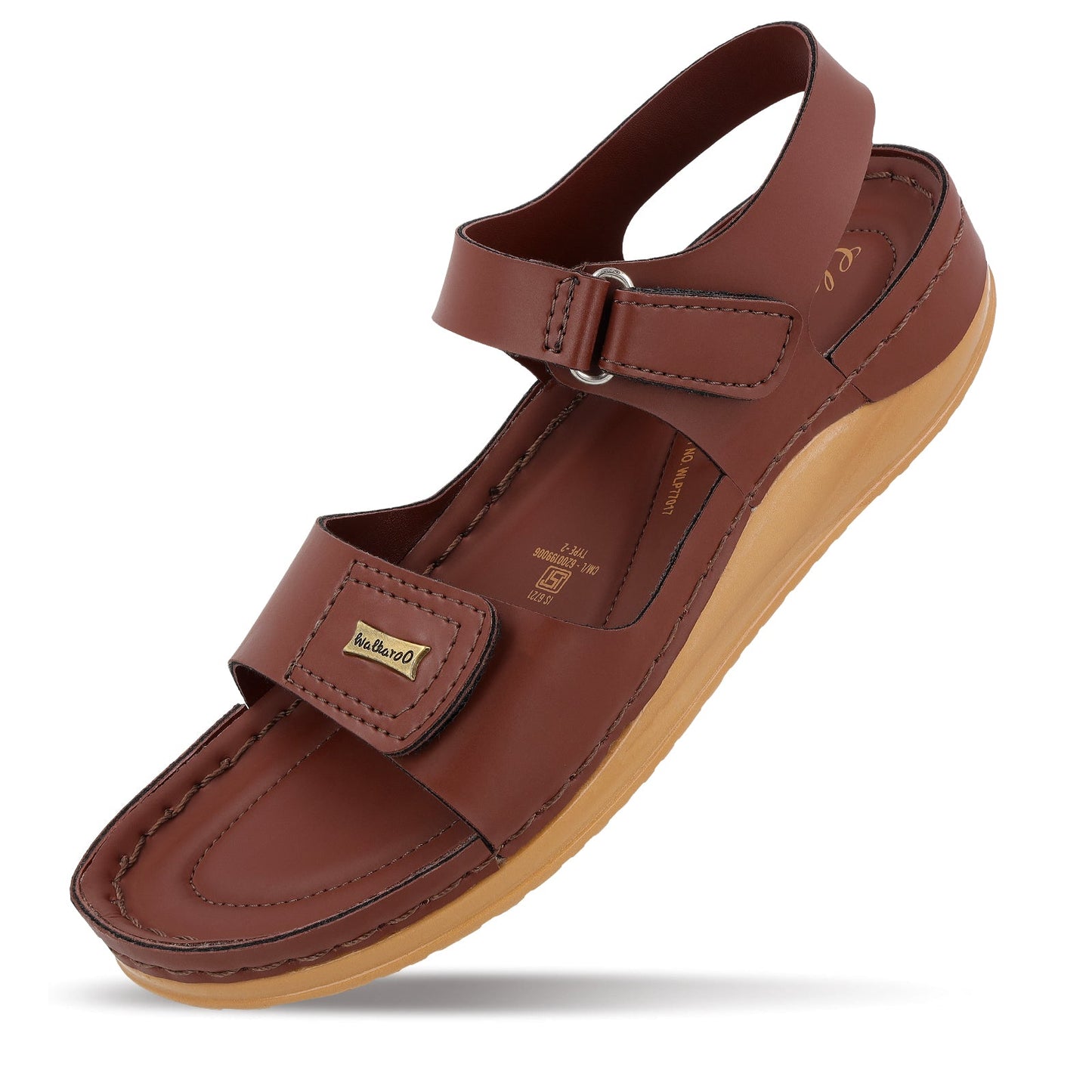 Women's Daily Wear Comfort Sandals - WLP77017 Brown