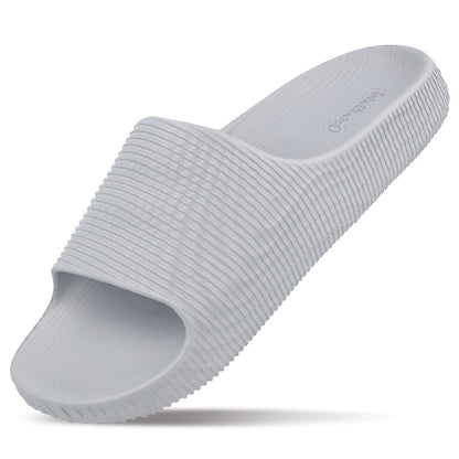 Men's Flip Flop Sliders  - WC8828 Light Grey
