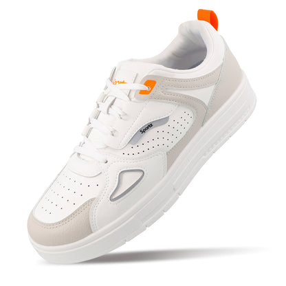 Men's Sports Sneakers - WY3497 White Grey