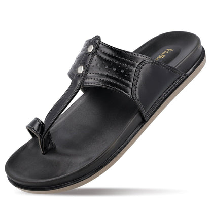 Men's  Traditional Chappal - WE1351 Black