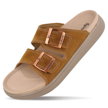 Men's Daily Wear Comfort Sandals - SGE28007 Beige