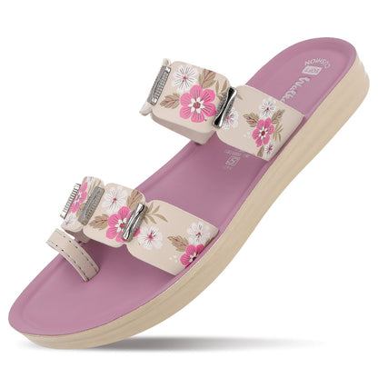 Women's Daily Wear Sandals - WLR74018 Mauve