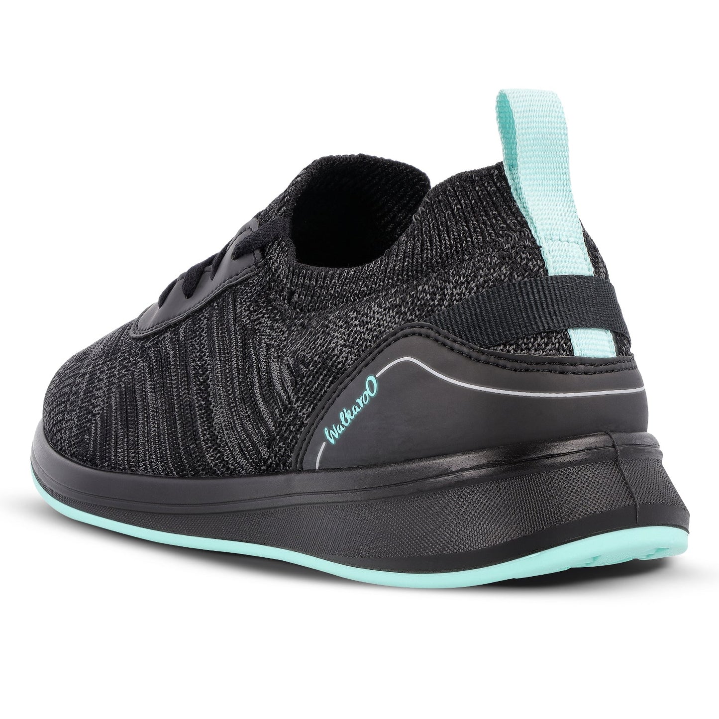 Walkaroo Men Walking and washable Shoes- XS9772 Black Mint