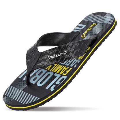 Men's Hawai Slippers - HG166 Black