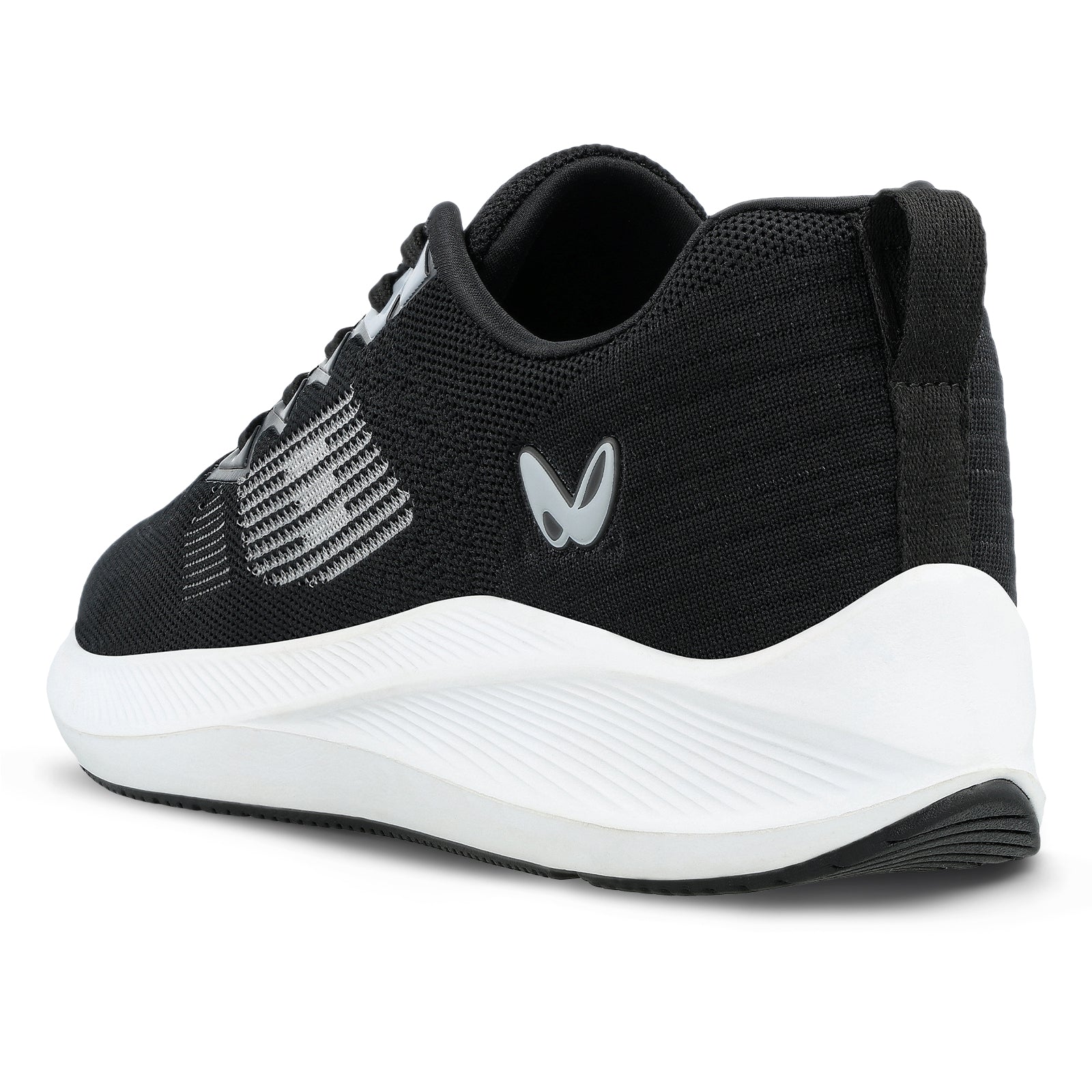 Walkaroo Men Sports Shoe - WS9121 Black - Walkaroo Footwear