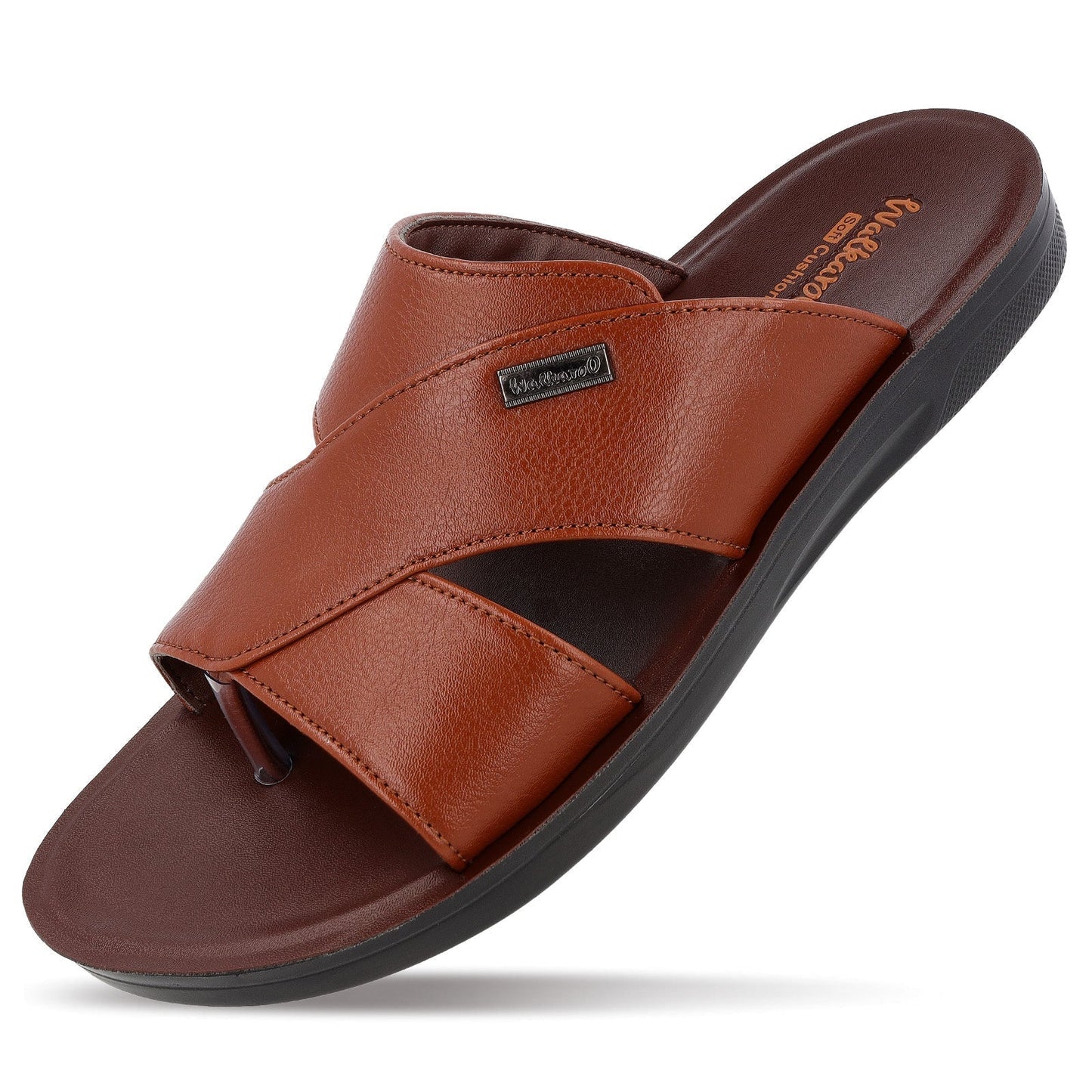 Walkaroo Men Sandals - WE1325 B Brown - Walkaroo Footwear