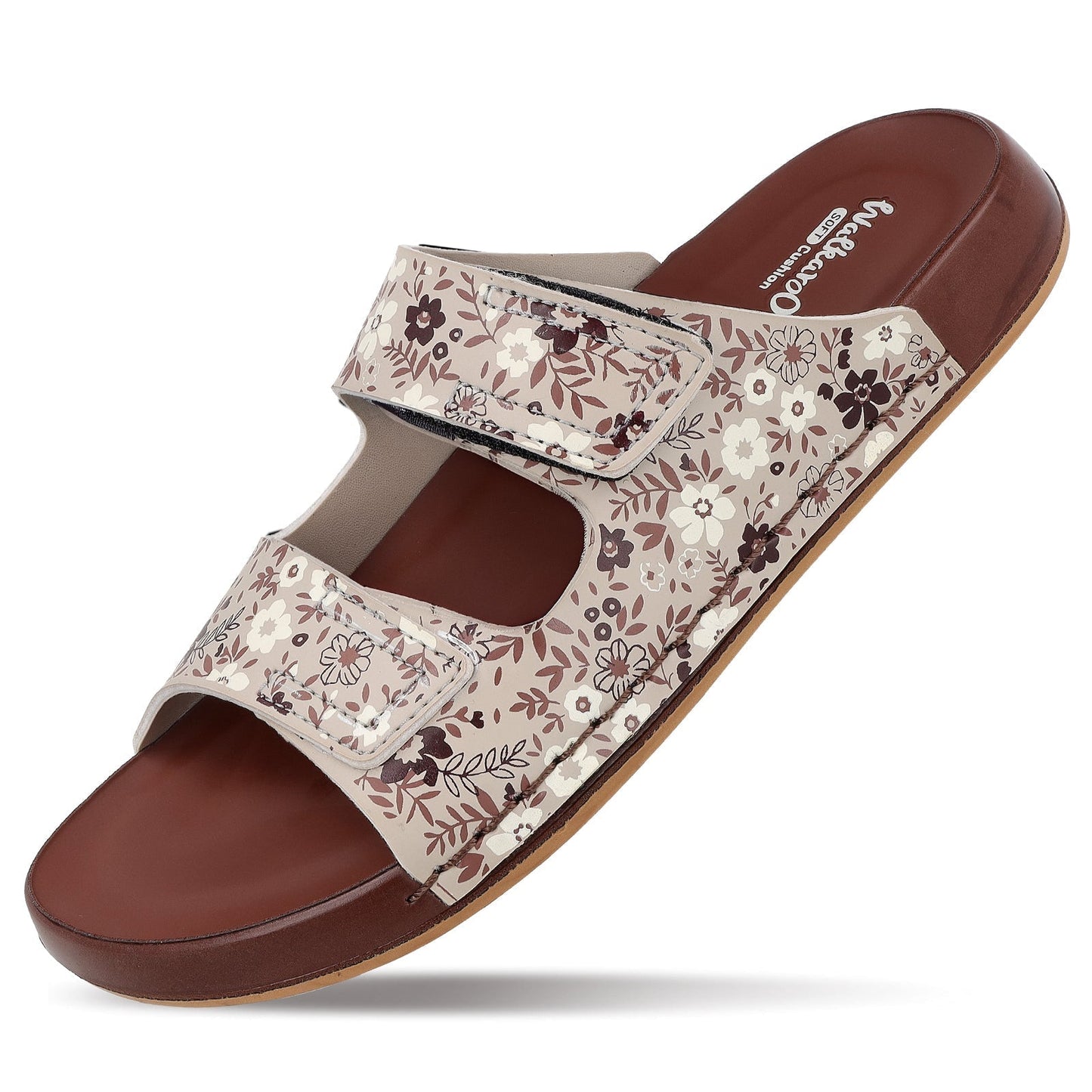 Women's Daily Wear Comfort Sandals - WLP74041 Brown