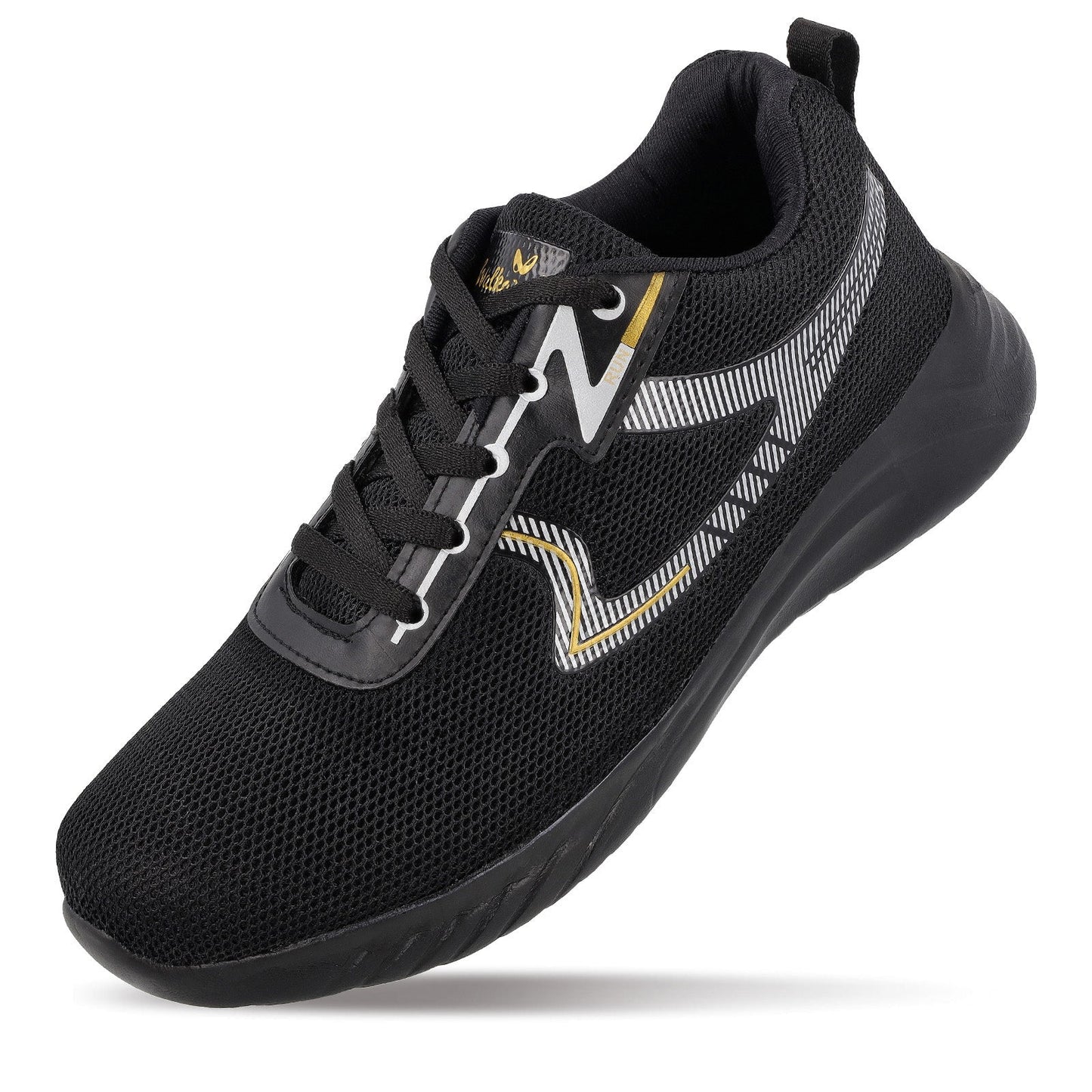 Walkaroo Men walking Shoes - WS3064 Black - Walkaroo Footwear