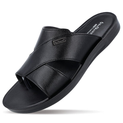 Walkaroo Men Sandals - WE1325 Black - Walkaroo Footwear