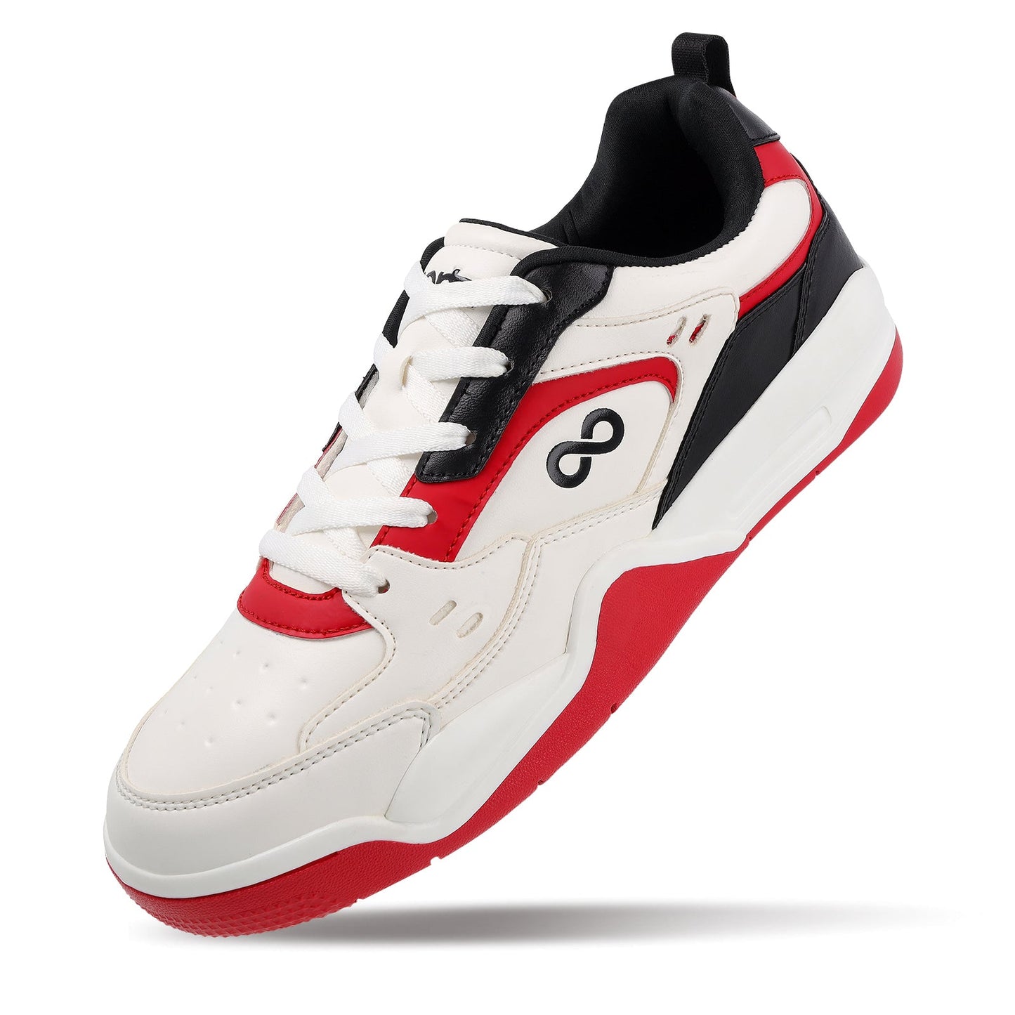 Men's Colourblocked Sneakers - WY3477 White Red