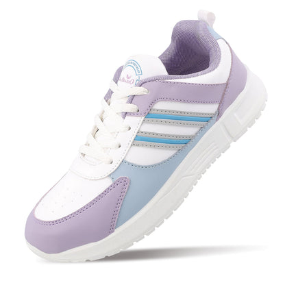 Women's Sports Sneakers - WY3388 White Lavender