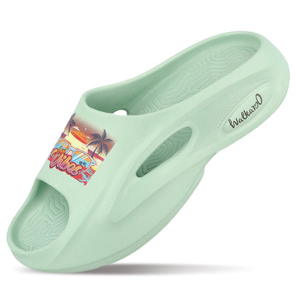 Women's Flip Flop Sliders  - WC8930 Ice Green