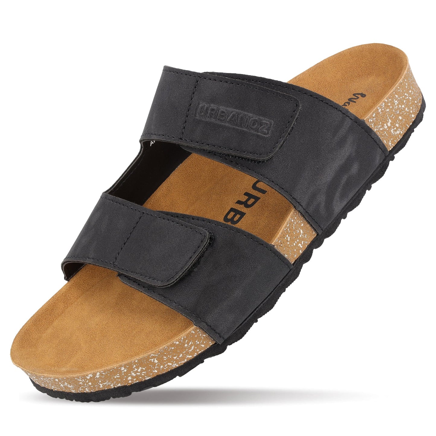 URBANOZ Men's Comfort Sandals - WGE53068 Black