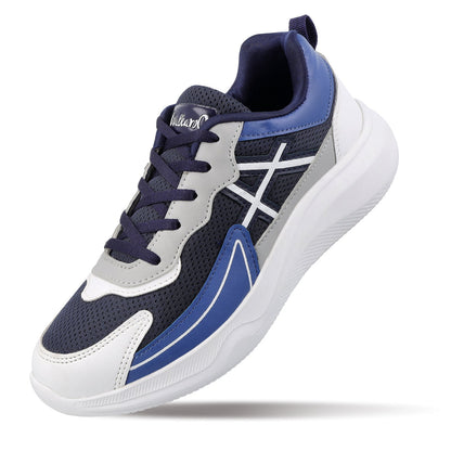 Men's Lace-up Sports Shoes - WS3114 Navy Blue