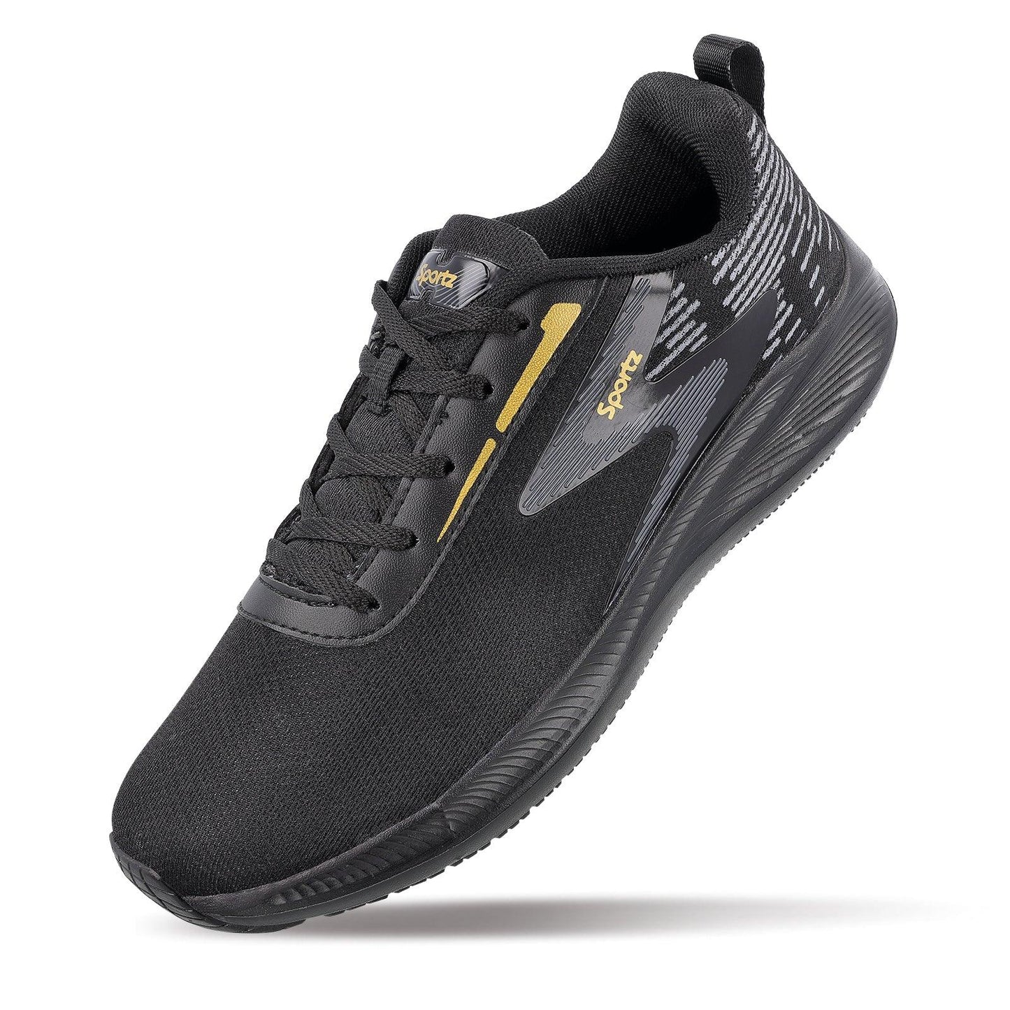 Stylex Men's Lace-up Sports Shoes - WS9611 Black