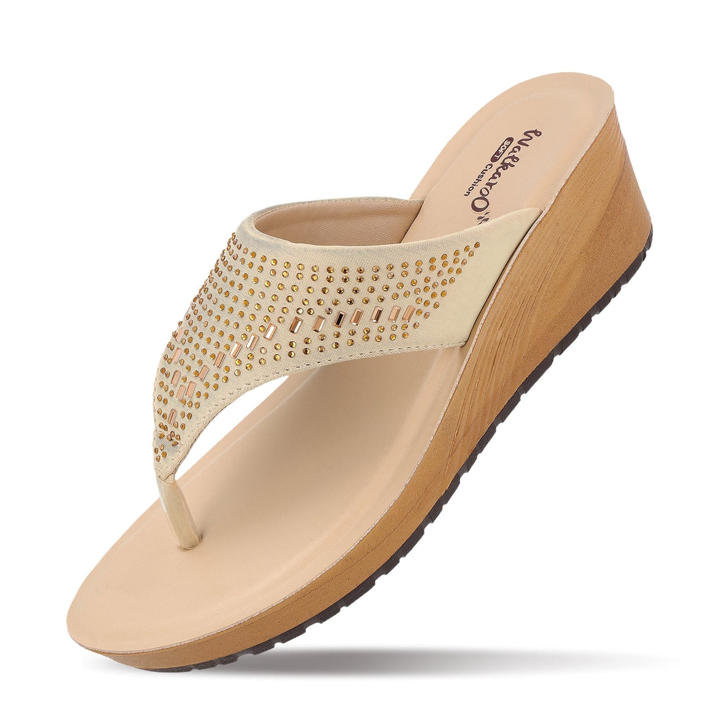 Sparkles Women's Daily Wear Sandal - WE2026 Cream