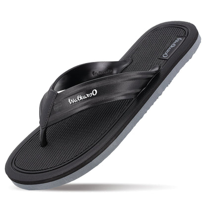 Men's Hawai Slippers - HG190 Black Grey