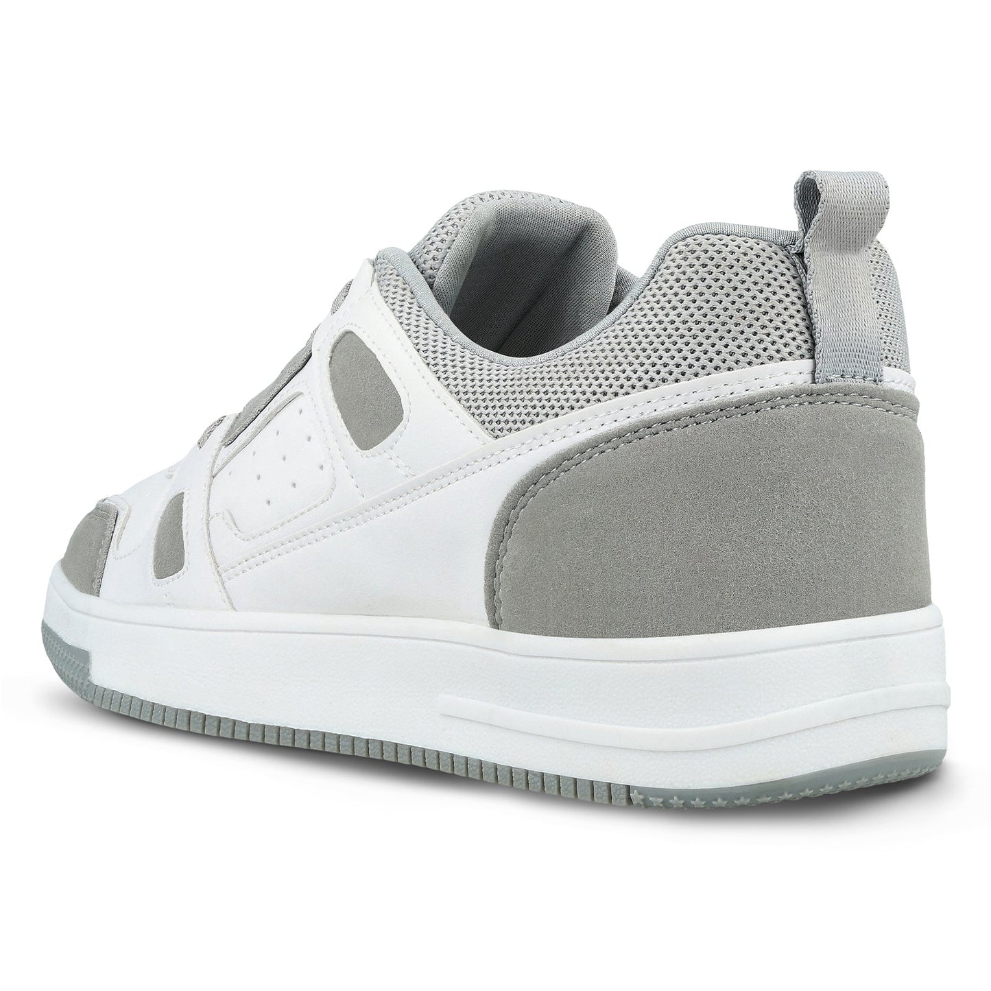 Walkaroo Mens Casual Shoes - WY3344 White Grey - Walkaroo Footwear