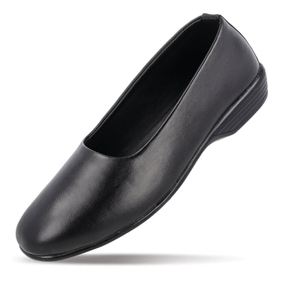 Women's Slip-On Formel Shoes - WF6201 Black