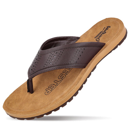 Men's Daily Wear V-Strap Sandals - WGP50010 Brown