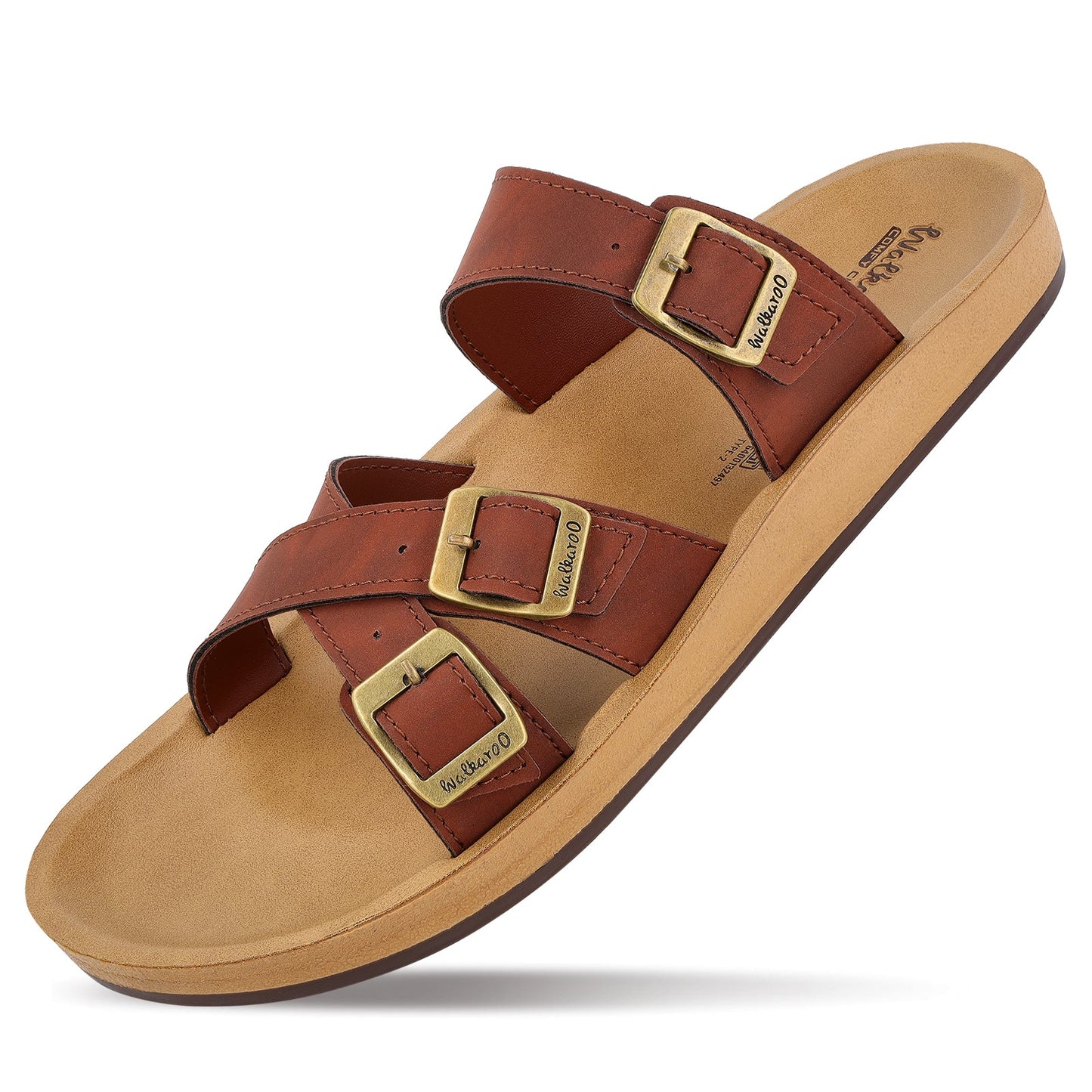 Men's Daily Wear Sandals - WE1361 Barn Red