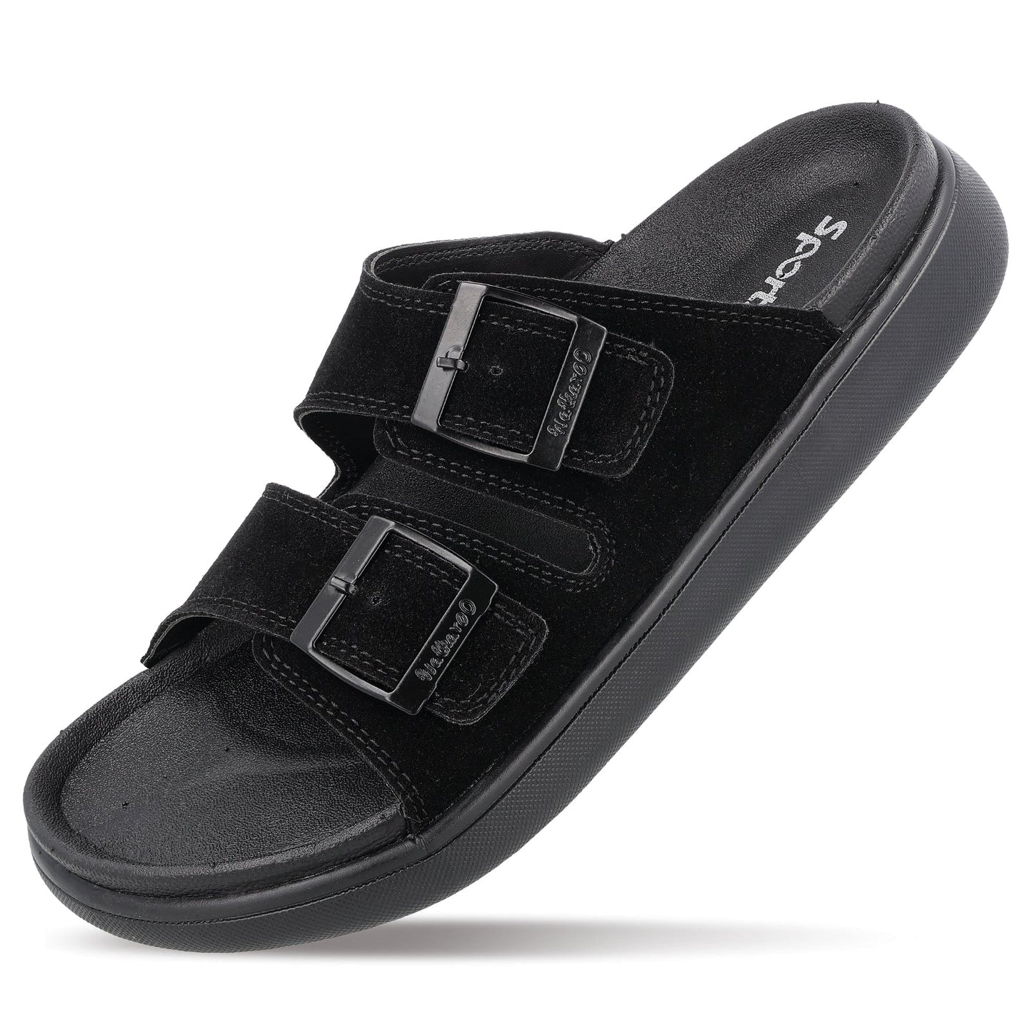 Men's Daily Wear Comfort Sandals - SGE28007 Black