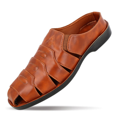 Men's  Roman Sandals - WG5674 Tan