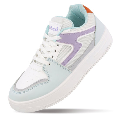 Women's Sports Sneakers - WY3387 White Lavender