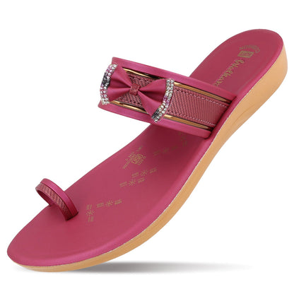 Women's Daily Wear Sandals  - WLR74507 Maroon