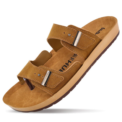 Men's Daily Wear Comfort Sandals - WGP53165 Camel