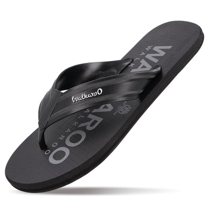 Men's Hawai Slippers - HG201 Black