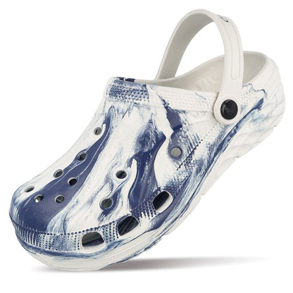Men's Clogs  - 501 White Blue