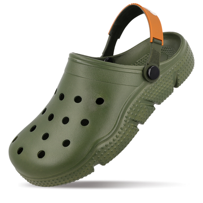 BOTOWI Men's Clogs  - BW97549 Olive Green