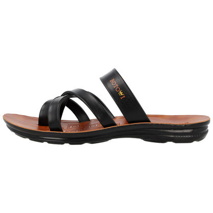 BOTOWI Men's Daily Wear Sandal - BW3504 Black