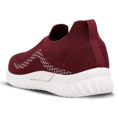 Women's Slip-on Casual Shoes - WY3355 Maroon